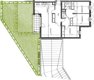 Appartement - 91 m² - 4 pièces