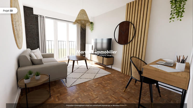 Appartement - 49 m² - 2 pièces