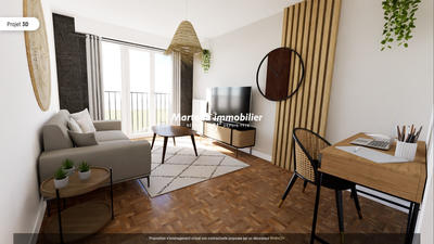 Appartement - 49 m² - 2 pièces