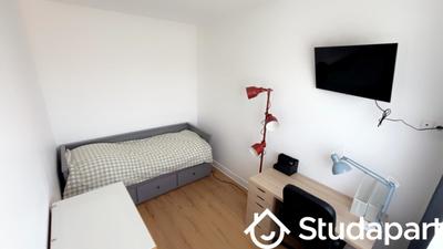 Chambre - 12 m² - 1 pièce