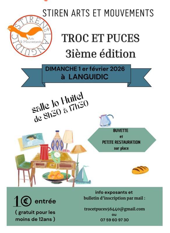3ème troc et puces de la stiren arts et mouvements