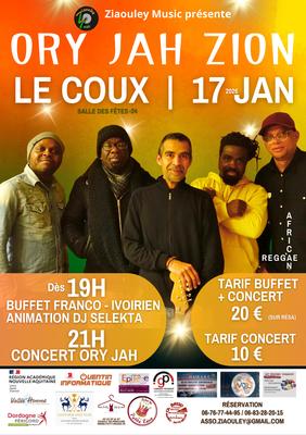 Concert Ory Jah Zion