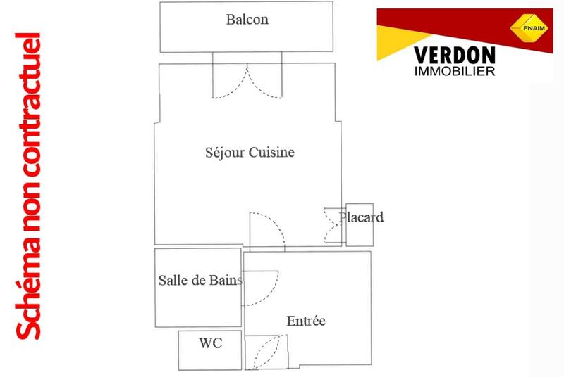 Appartement - 18 m² - 1 pièce