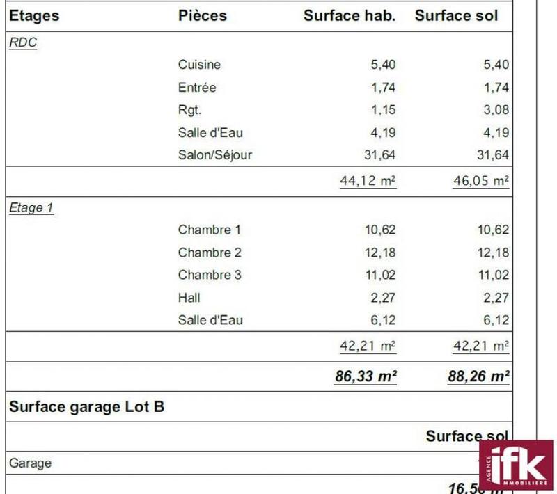 Maison - 86 m² - 4 pièces