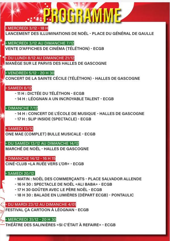 Marché de Noël de Léognan