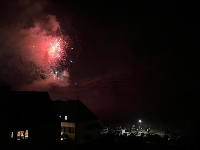Feu d'artifice du réveillon de la Saint-Sylvestre