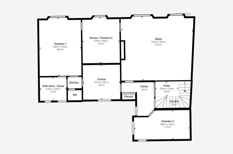 Viager - Appartement - 94 m² - 5 pièces