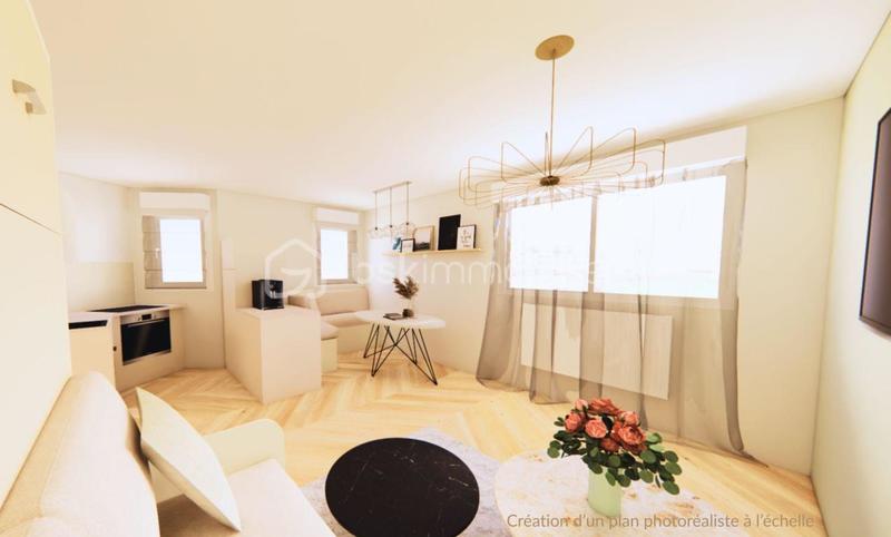 Studio - 29 m² - 1 pièce