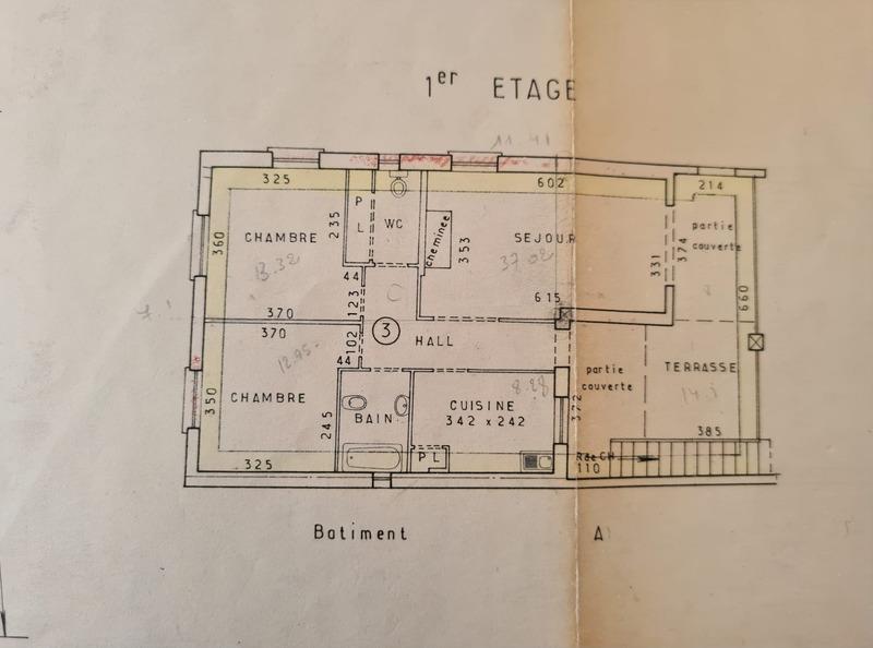 Maison - 80 m² - 3 pièces