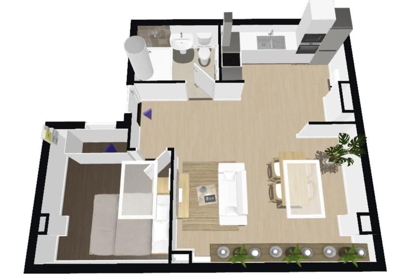 Appartement - 41 m² - 2 pièces