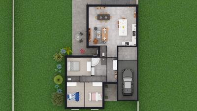 Maison - 110 m² - 4 pièces