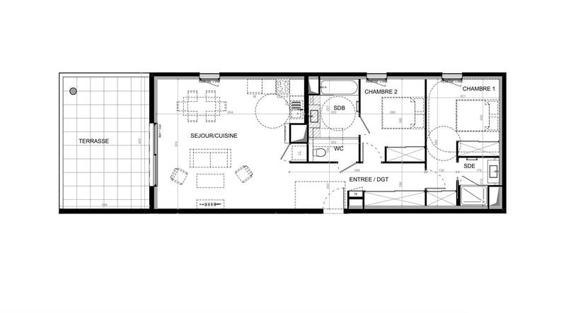 Appartement - 81 m² - 3 pièces