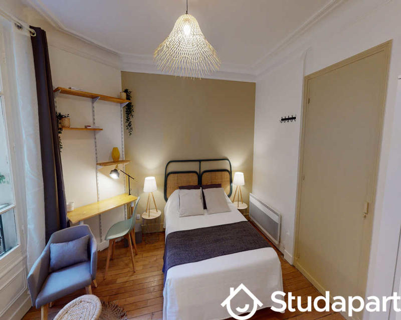 Chambre - 70 m² - 1 pièce