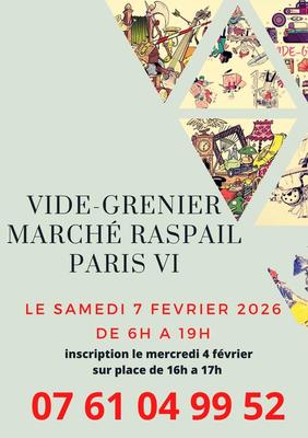 Vide grenier raspail marché
