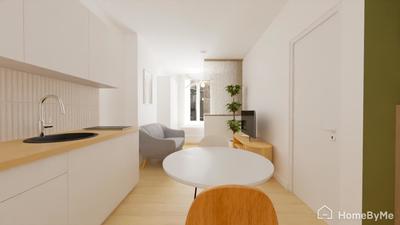 Appartement ancien - 25 m² - 1 pièce