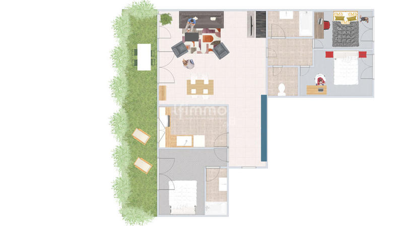 Appartement - 98 m² - 5 pièces