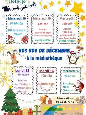Programme de décembre &gt; Médiathèque
