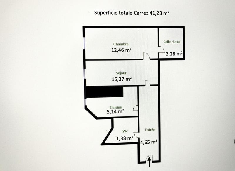 Appartement - 41 m² - 2 pièces
