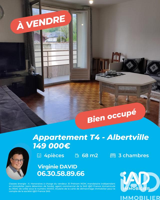Appartement - 68 m² - 4 pièces