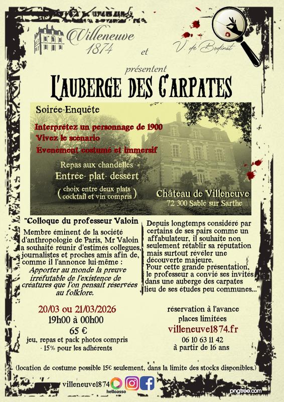 Soirée-Enquête "l'Auberge des Carpates"