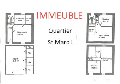 Immeuble - 97 m²