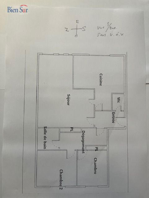 Appartement - 70 m² - 3 pièces