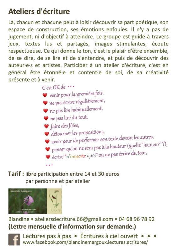 Plumes &amp; Plumes • Atelier d'écriture créative