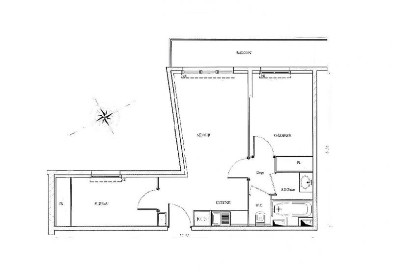 Appartement - 45 m² - 3 pièces