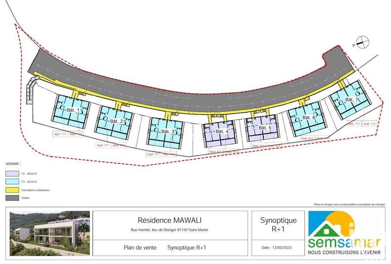Appartement - 63 m² - 3 pièces