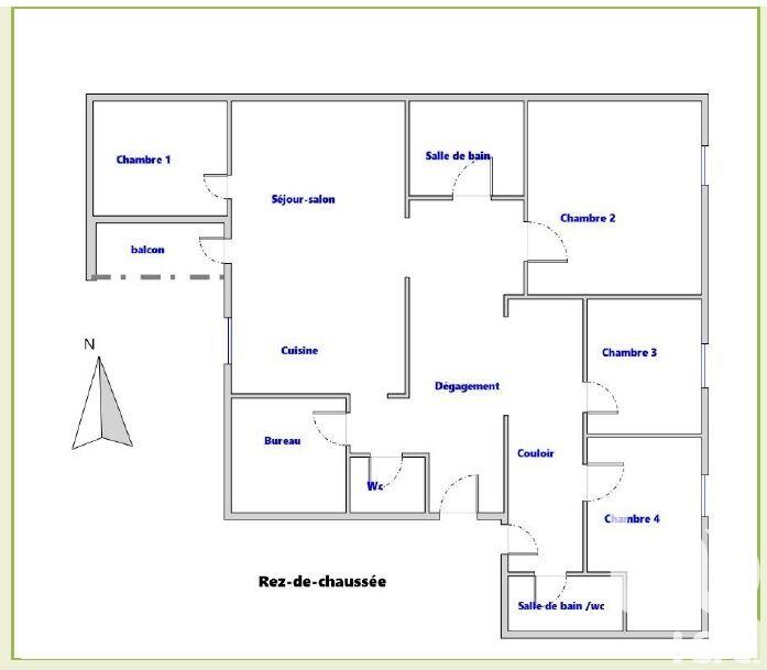 Appartement - 130 m² - 5 pièces