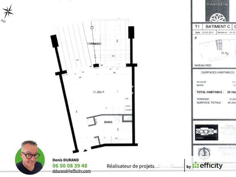 Appartement - 29 m² - 1 pièce