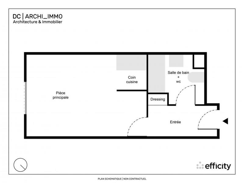 Appartement - 23 m² - 1 pièce