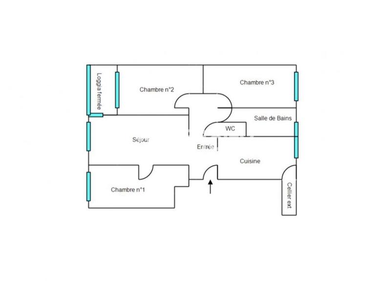 Appartement - 77 m² - 4 pièces
