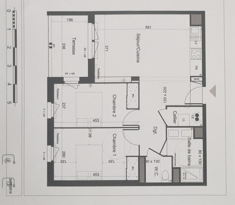 Appartement - 61 m² - 3 pièces