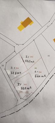 Terrain - 726 m²