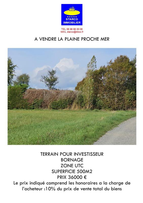 Terrain - 500 m²