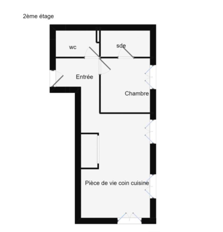 Appartement - 34 m² - 2 pièces