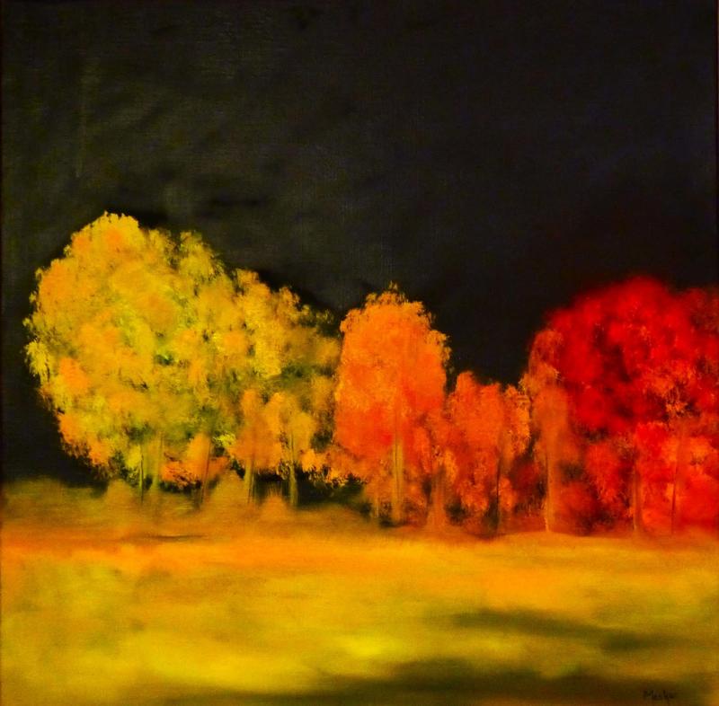 Exposition de peintures à l’acrylique, à l'huile et techniques mixtes