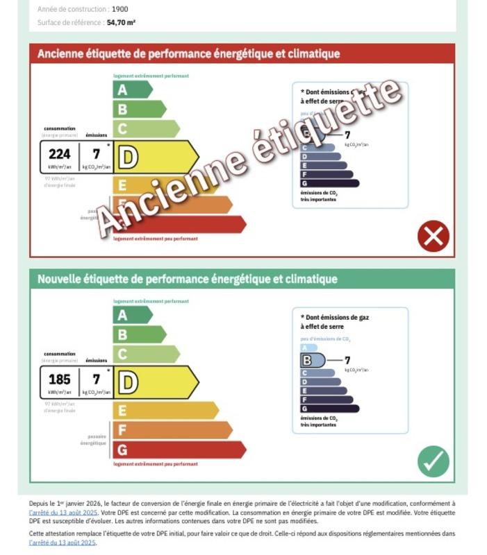Maison - 55 m² - 3 pièces