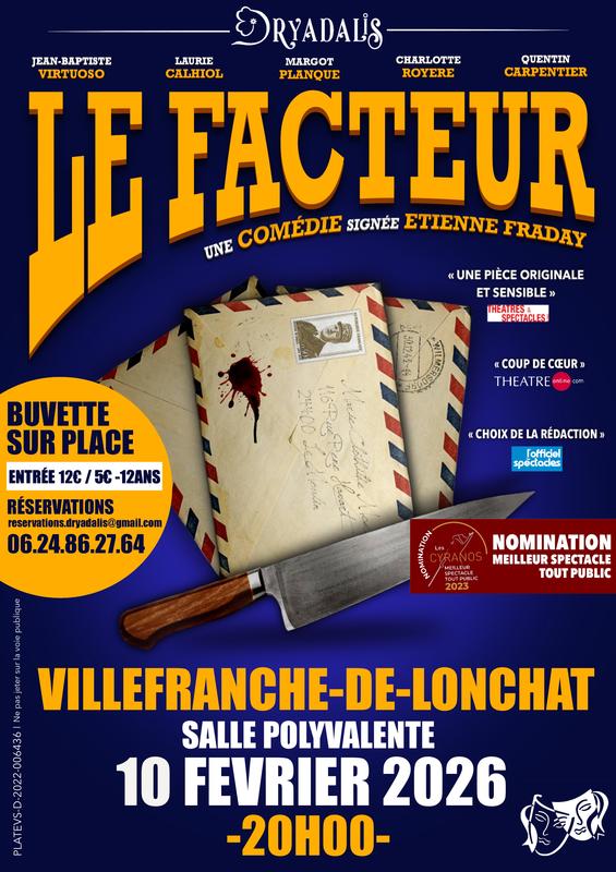 Le Facteur - Pièce de théâtre - Compagnie Dryadalis