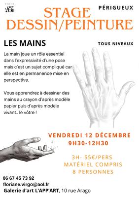 Stage dessin-peinture &quot;Les mains&quot;