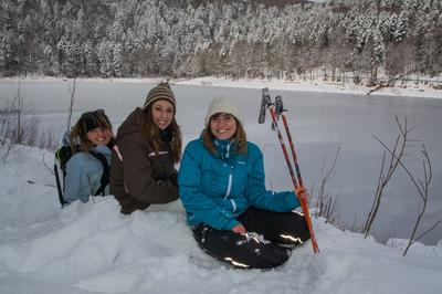 Balade en raquettes à neige et construction d'igloo