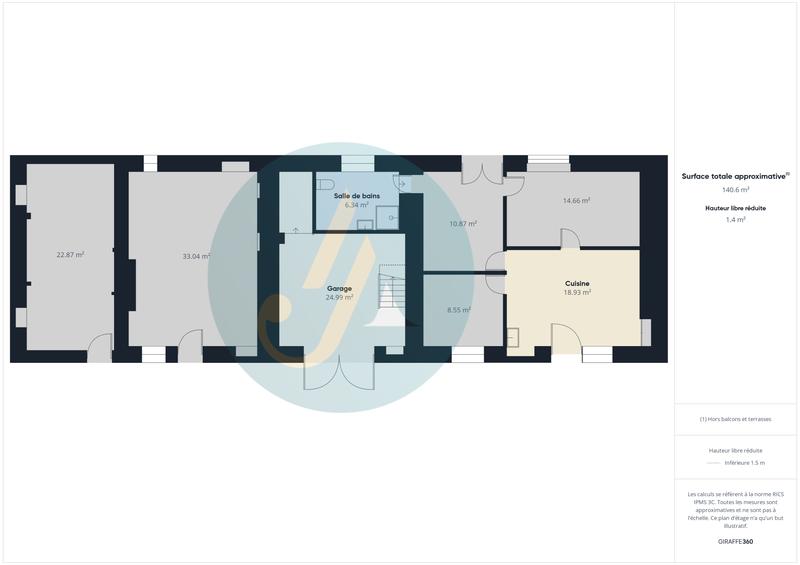 Maison - 58 m² - 3 pièces