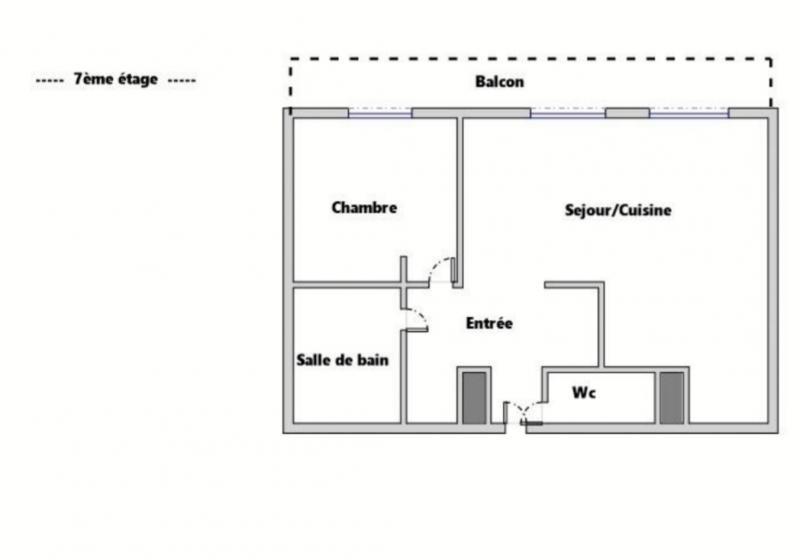 Appartement - 47 m² - 2 pièces