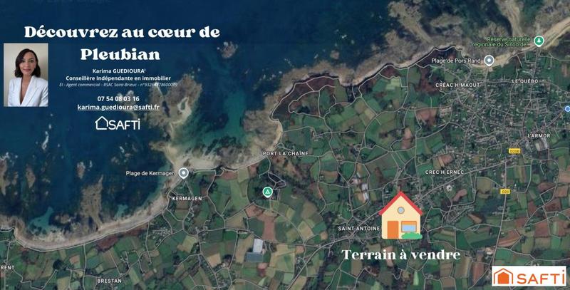 Terrain - 1 086 m²