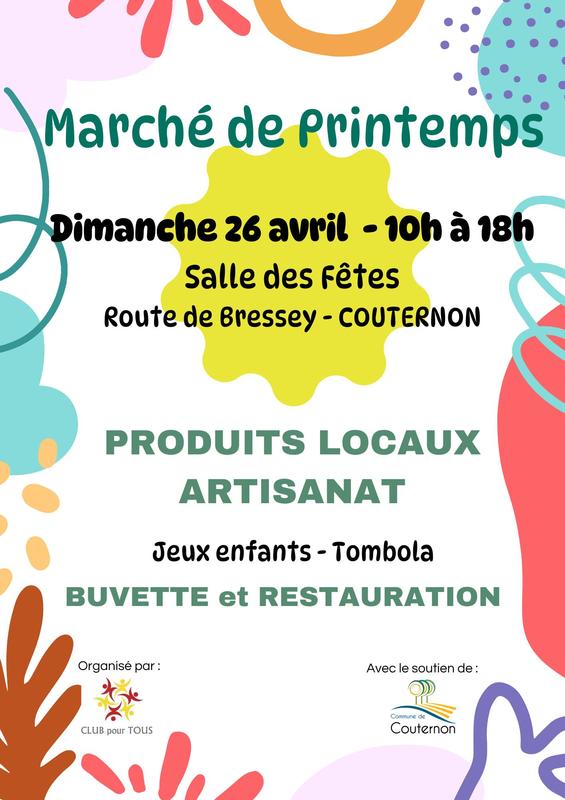 5ème édition du Marché de Printemps de Couternon