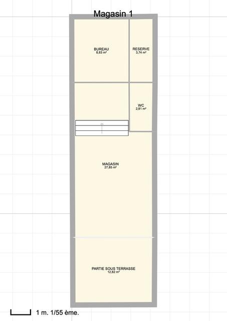 Fonds de commerce - Magasins - 51 m²