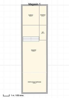 Fonds de commerce - Magasins - 51 m²