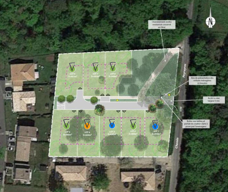 Terrain constructible - 503 m²