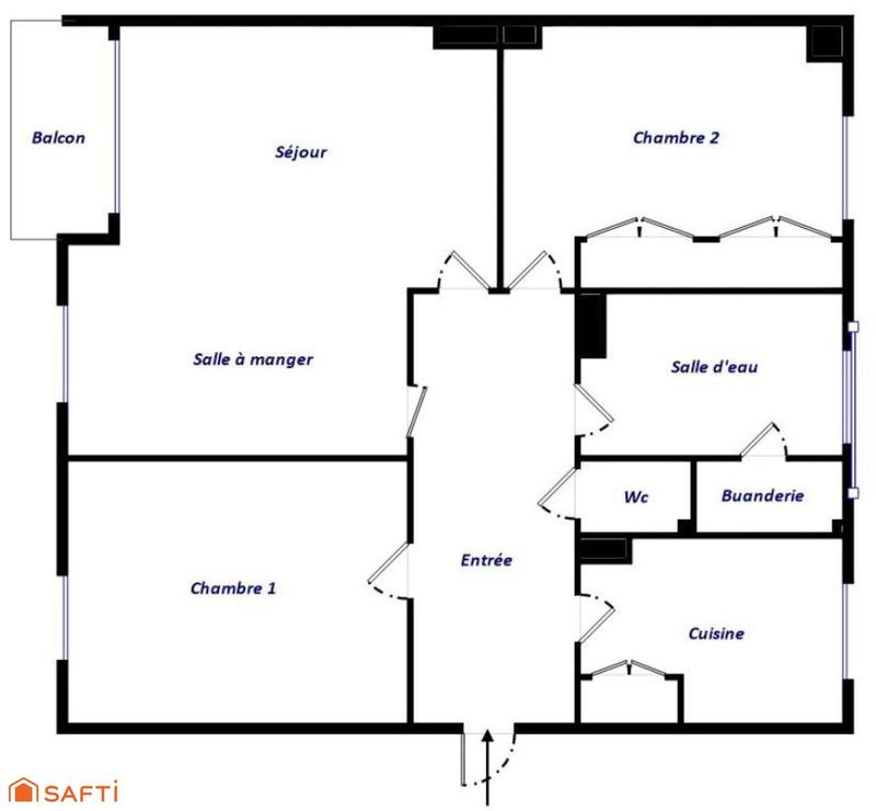 Appartement - 81 m² - 4 pièces